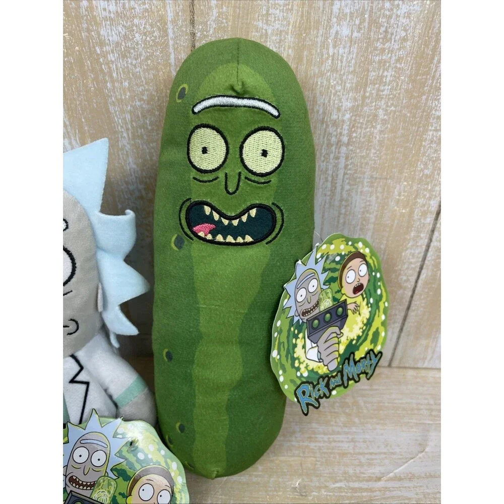 NWT Rick and Morty Rick Sanchez/Pickle Rick Plush Figures Adult Swim Toy Factory